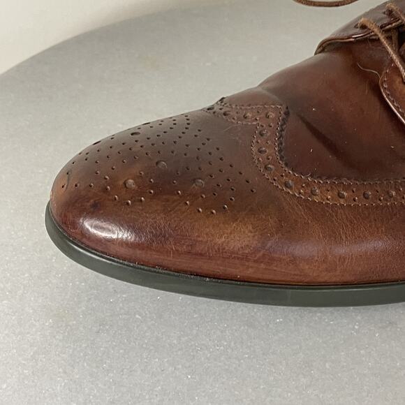 PS by PAUL SMITH Brown Leather Wingtip Oxfords Brogues US 9 / UK 8 / 42 Academia main image 9